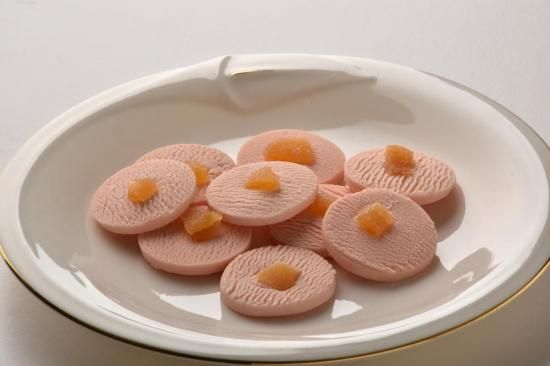 赤べこバリケードⓇ「ホロっと桃クッキー」 - いわきチョコレート