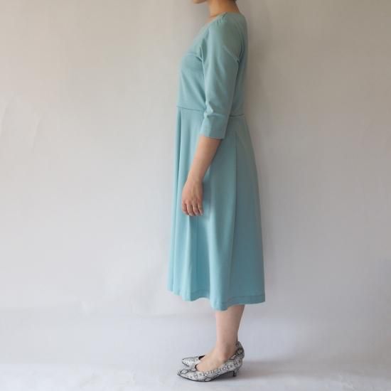 アーミッシュ風シンプルワンピース◇ミントグリーン *定番生地*
