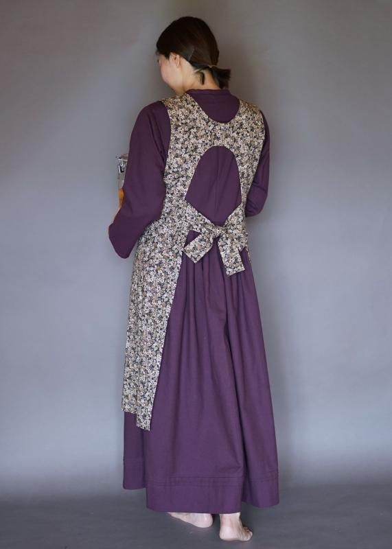 johanna mieli ヨハンナミエリ　アーミッシュワンピース KIKONO Johanna mieli アーミッシュワンピース ゴム袖 生成