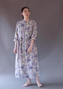 アトリエシックス　リネン刺繍ワンピース　コットンハウスアヤ　北欧暮らしの道具店 50%OFF【コットンハウスアヤ】ワンピース | CRAPAPAS