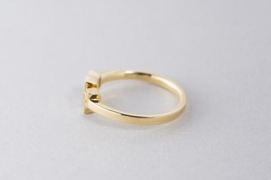 D0.5ct 人気のテーパーカットK18WG 天然ダイヤモンドデザイン リング 0_c70464006c51a0b6714b9edca77e