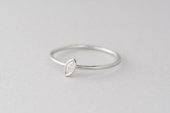 Marquise マーキスカットダイヤモンドリング - CAHiER