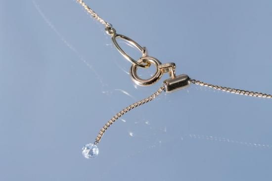 雨雪”ローズカットダイヤネックレス / K18YG - CAHiER 雨雪”ローズカットダイヤネックレス / K18YG - CAHiER