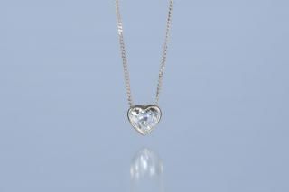 ハートシェイプダイヤモンドネックレス JE01165