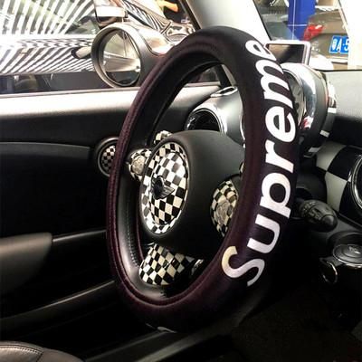 Supreme ハンドルカバー 可愛い 軽自動車 普通車 兼用 車載 四季通用 車内飾り物 カー用品 内装パーツ おしゃれ 送料無料 ブランド専門店 Supreme ハンドルカバー 可愛い 軽自動車 普通車 兼用 車載 四季通用 車内飾り物 カー用品 内装パーツ おしゃれ 送料無料 ブランド専門店