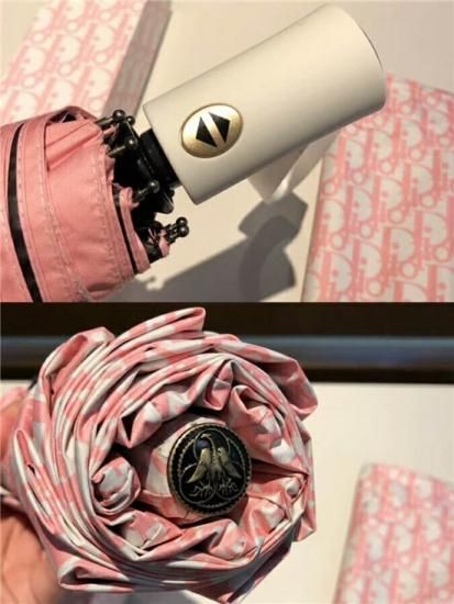 超高級」Dior☆ディオール 折りたたみ傘 自動開閉 日傘 晴雨兼用