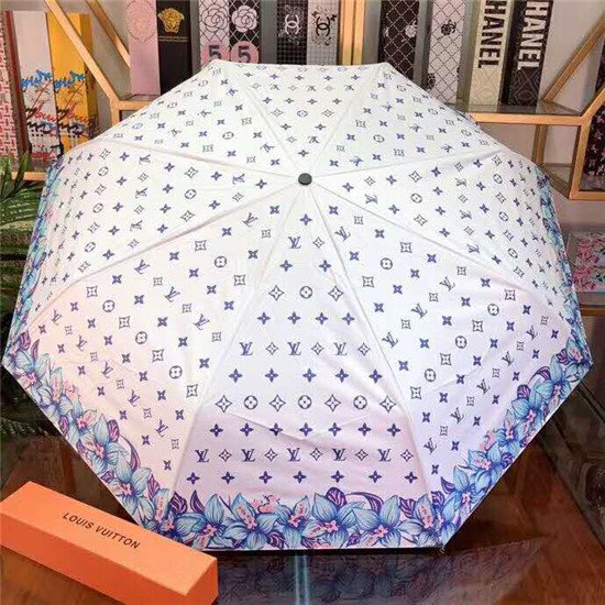 超高級」ルイヴィトン☆LOUIS VUITTON 折りたたみ傘 自動開閉 日傘 