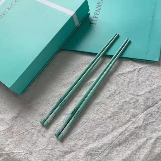 ❤新品・未使用❤非売品 Tiffany セラミック 6膳 お箸セット 箱