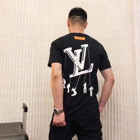 ルイヴィトン☆LOUIS VUITTON Tシャツ ゆったり 男女通用 可愛い