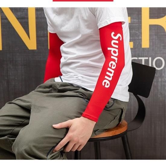 シュプリーム アームスリーブ アームカバー レッド 赤 supreme supremeアームカバー シュプリーム アームスリーブ アームカバー 赤