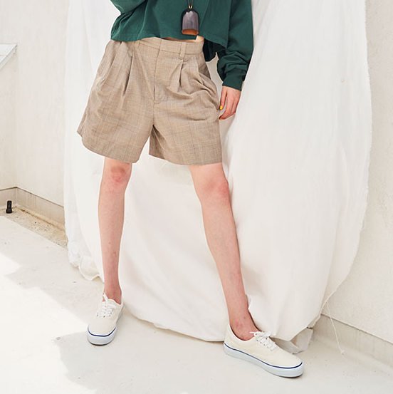 INSCRIRE] アンスクリア Glencheck Shorts(Check) | INS ONLINE