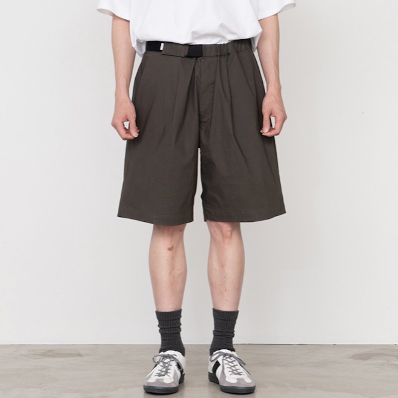 [Graphpaper] グラフペーパー Stretch Typewriter Wide Chef Shorts (各色)
