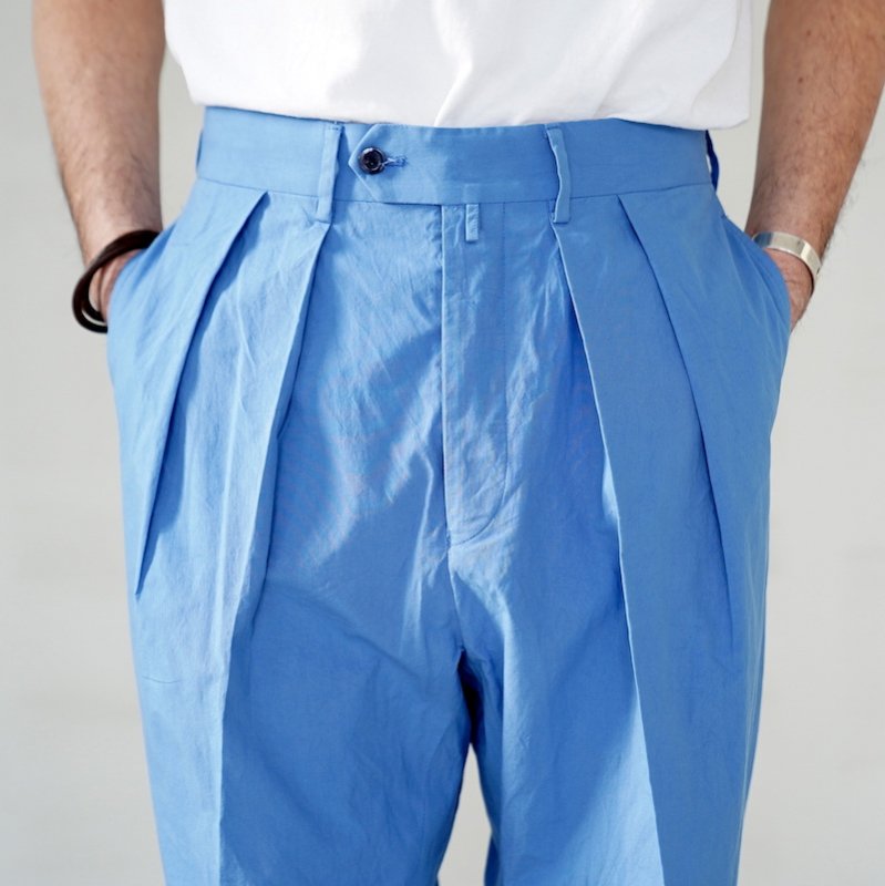 [ SH ] エスエイチ  NEAT FOR SH EXCLUSIVE TROUSERS (BLUE)