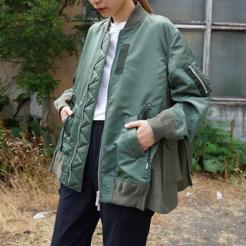 サカイ sacai Nylon Twill Blouson MA-1-