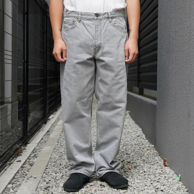 L最新最全の シオタ/13.5oz スビンコットン テーパードグレーデニム まとめ買い割引 シオタ/13.5oz スビンコットン テーパードグレーデニムパンツ/21AW デニム/ジーンズ