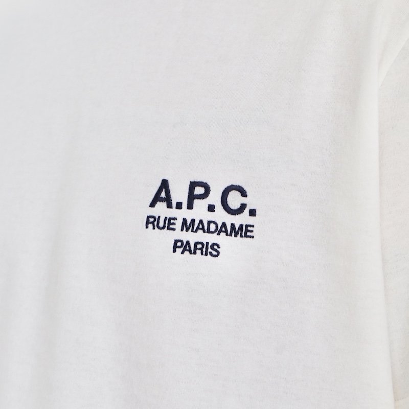 A.P.C.] アーペーセー Raymond Tシャツ (White) | INS ONLINE 公式通販