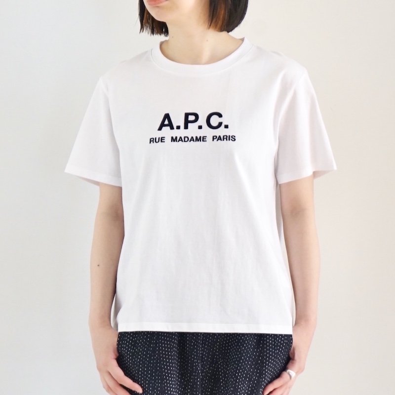 A.P.C.] アーペーセー Rue Madame Tシャツ (White) | 商品ページ