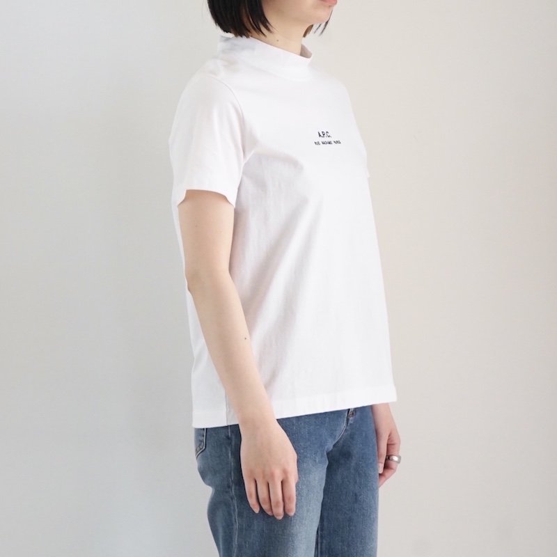 [A.P.C.] アーペーセー Petite Rue Madame Tシャツ (White) | INS ONLINE 公式通販サイト