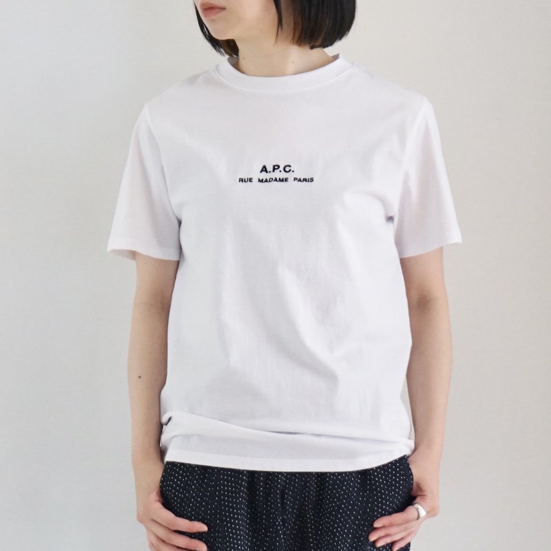 A.P.C.] アーペーセー Petite Rue Madame メンズTシャツ (White) | INS ...