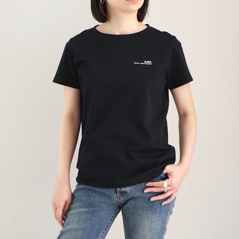 [A.P.C.] アーペーセー Item Tシャツ (Black) | INS ONLINE 公式通販サイト