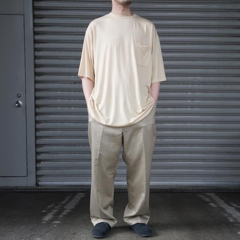 22SS COMOLI ウール天竺 Tシャツ BORDER 4 | www.unimac.az