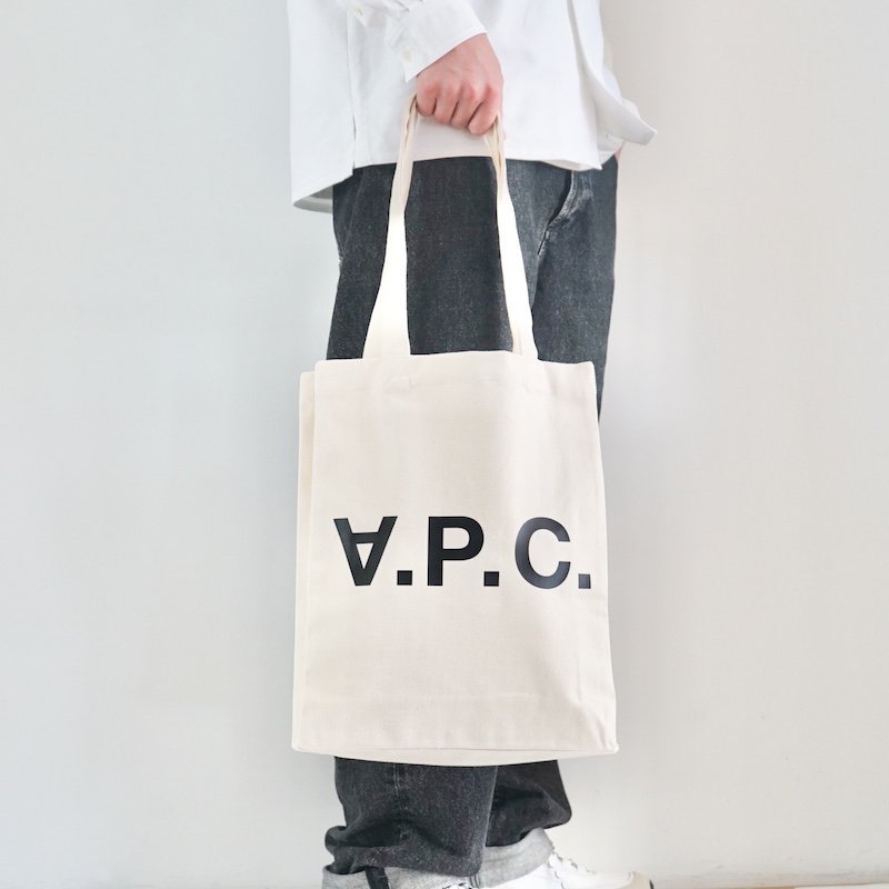 [A.P.C.] アーペーセー デニム トートバッグ (White) | INS ONLINE 公式通販サイト