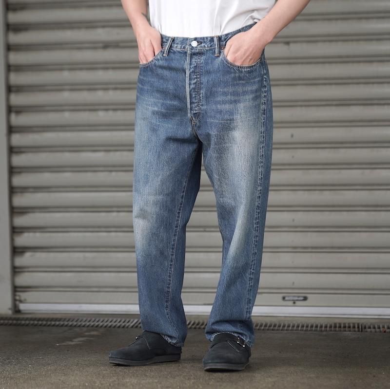 アプレッセ　A PRESSE　Washed Denim Wide Pants