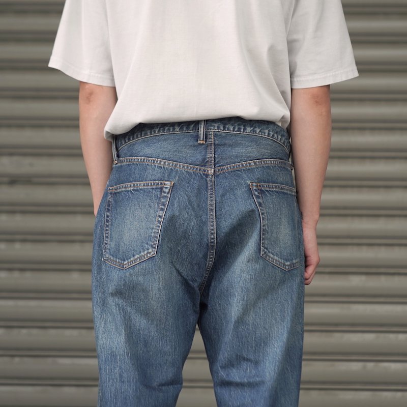 A.PRESSE] アプレッセ Washed Denim Wide Pants | INS ONLINE STORE 