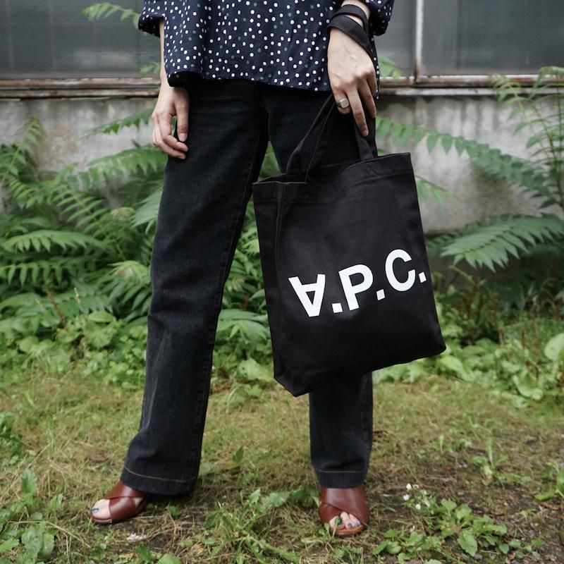 A.P.C./アーペーセー tote lou デニムトートバッグ A4サイス収納