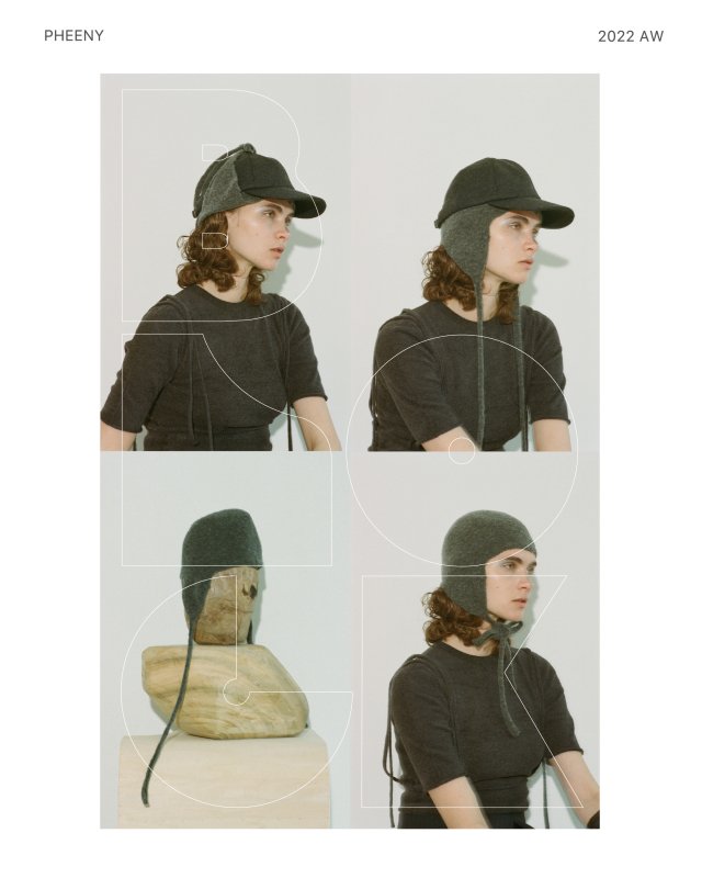 [PHEENY] フィーニー Wool smooth cap(各色) INS ONLINE STORE 公式オンライン通販サイト