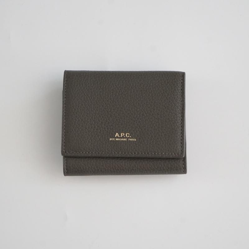 A.P.C.] アーペーセー Lois スモールコンパクトウォレット グレイン