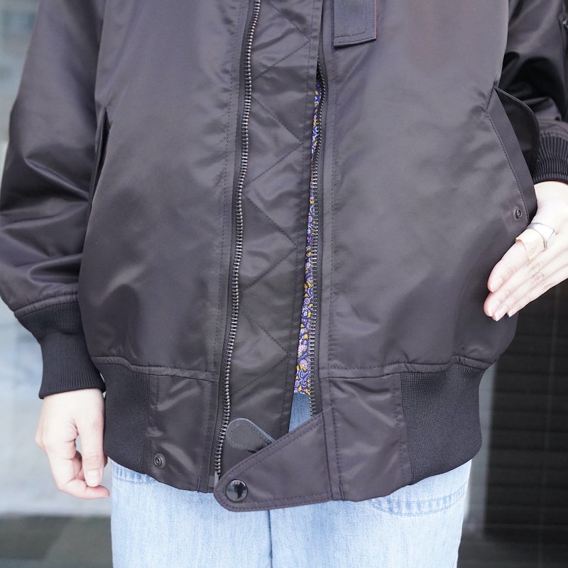 HYKE] ハイク TYPE L-2A JACKET (BLACK)