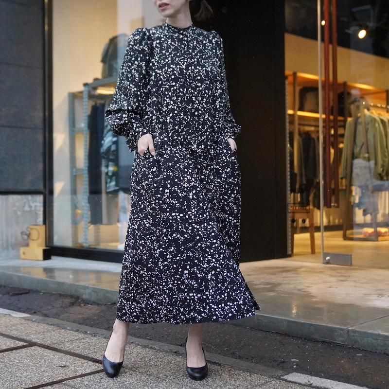 HYKE ハイク PEBBLE PRINTED MAXI DRESS 値下げok | tradexautomotive.com