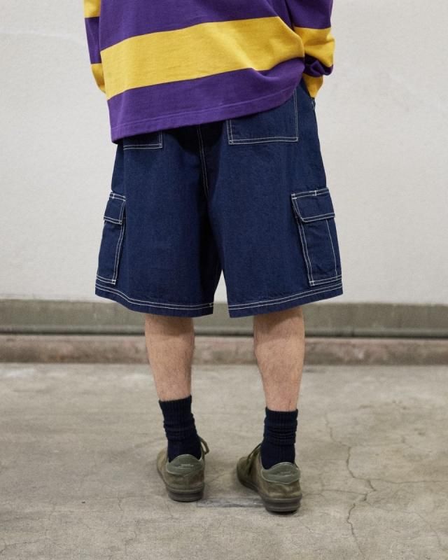 TapWater] タップウォーター / Wrangler Denim Shorts (FADE
