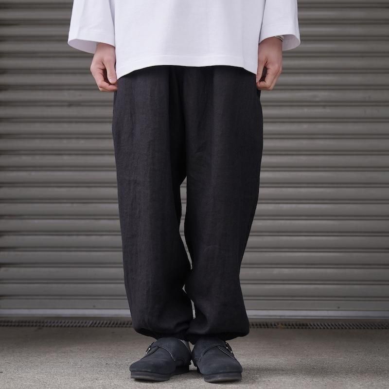 約35ｃｍcomoli 22aw カシミヤトラックパンツ ドローストリング