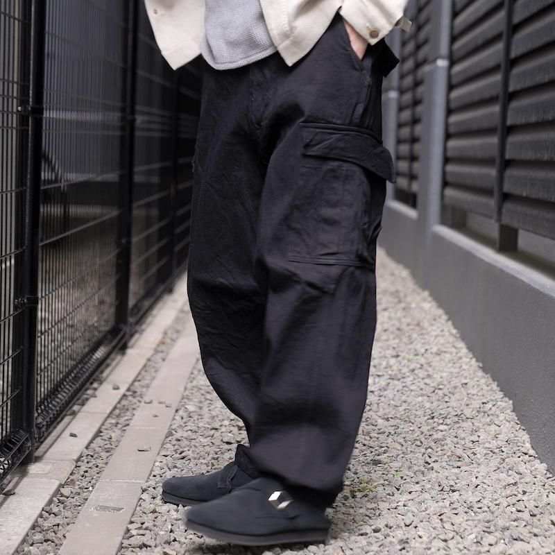 comoli コモリ BLACK DENIM B.D.U PANTS サイズ3