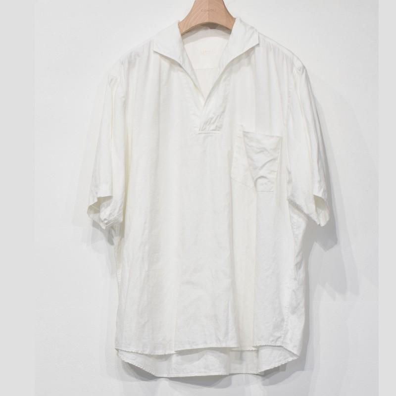 最高品質の 23SS COMOLI カナパスキッパー半袖シャツ シャツ