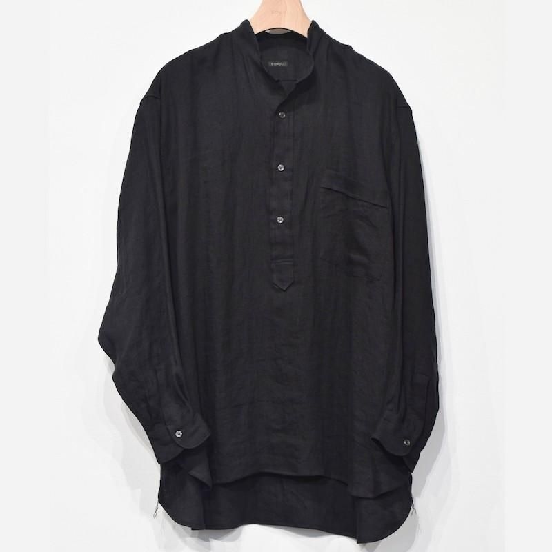 COMOLI] コモリ リネンWクロス プルオーバーシャツ | INS ONLINE STORE