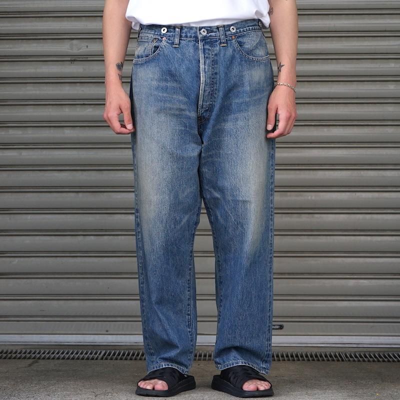 A.PRESSE] アプレッセ No.22 Washed Wide Denim Pants | INS ONLINE ...