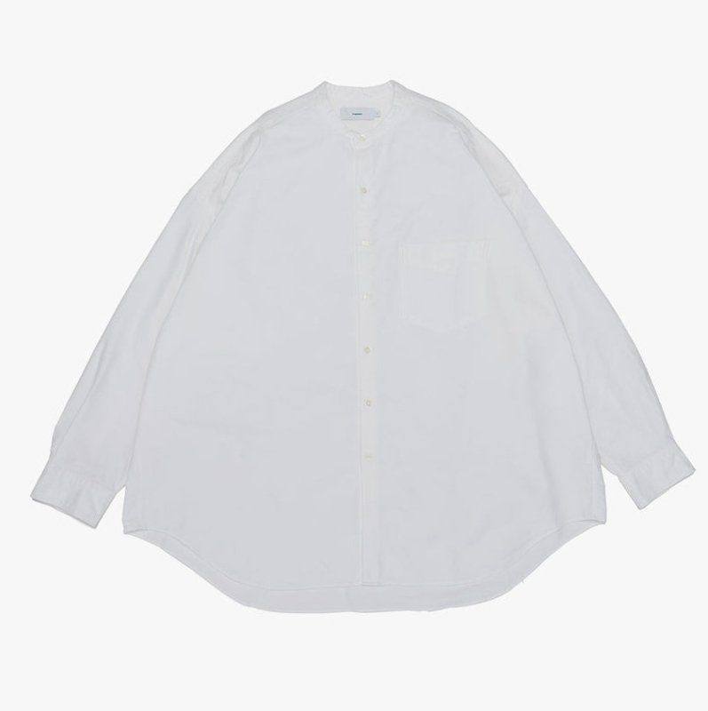 Graphpaper] グラフペーパー Oxford Oversized Bandcollar Shirt | INS