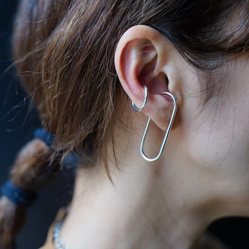 HYKE EAR CUFF イヤーカフ+worldfitnessacademy.com