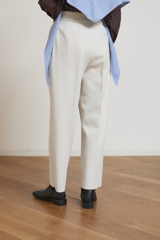 PHEENY] フィーニー Amunzen high waist tapered pants(ECRU) INS