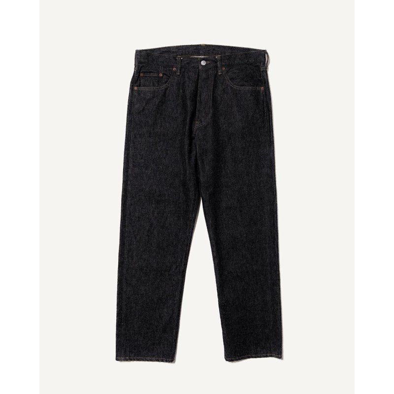 A.PRESSE] アプレッセ Black Washed Denim Pants | INS ONLINE STORE