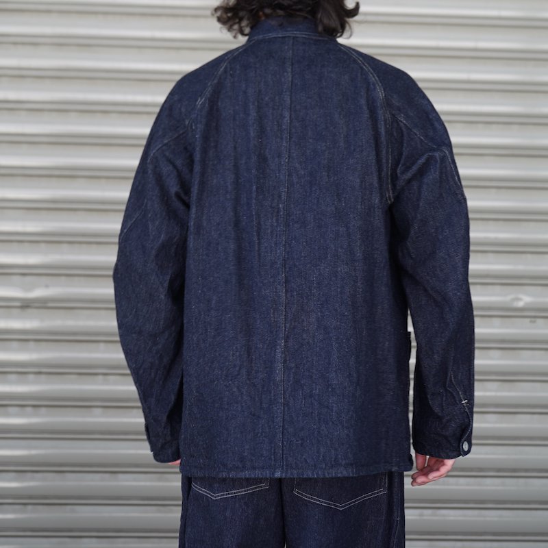 COMOLI] コモリ デニム ワークジャケット (NAVY) | INS ONLINE STORE