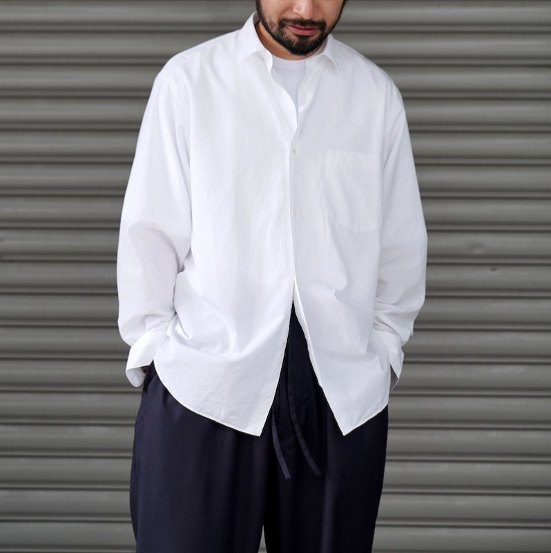 COMOLI コモリシャツ 22AW White - シャツ