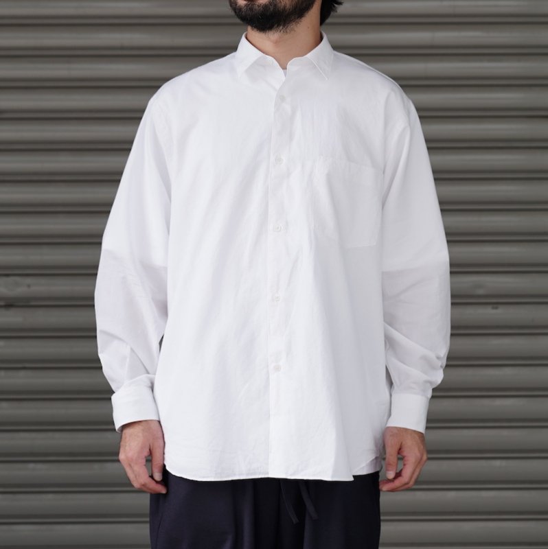 COMOLI] コモリシャツ (WHITE) | INS ONLINE STORE 公式オンライン通販