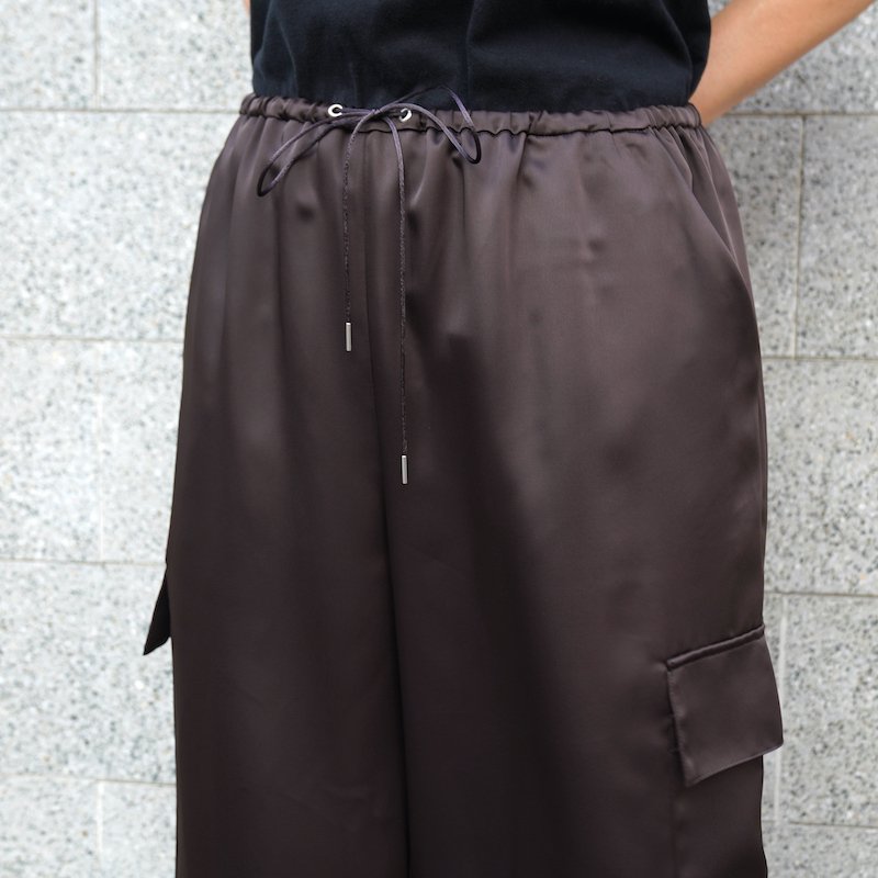 RIM.ARK] リムアーク Satin volume cargo PT(D/BROWN)