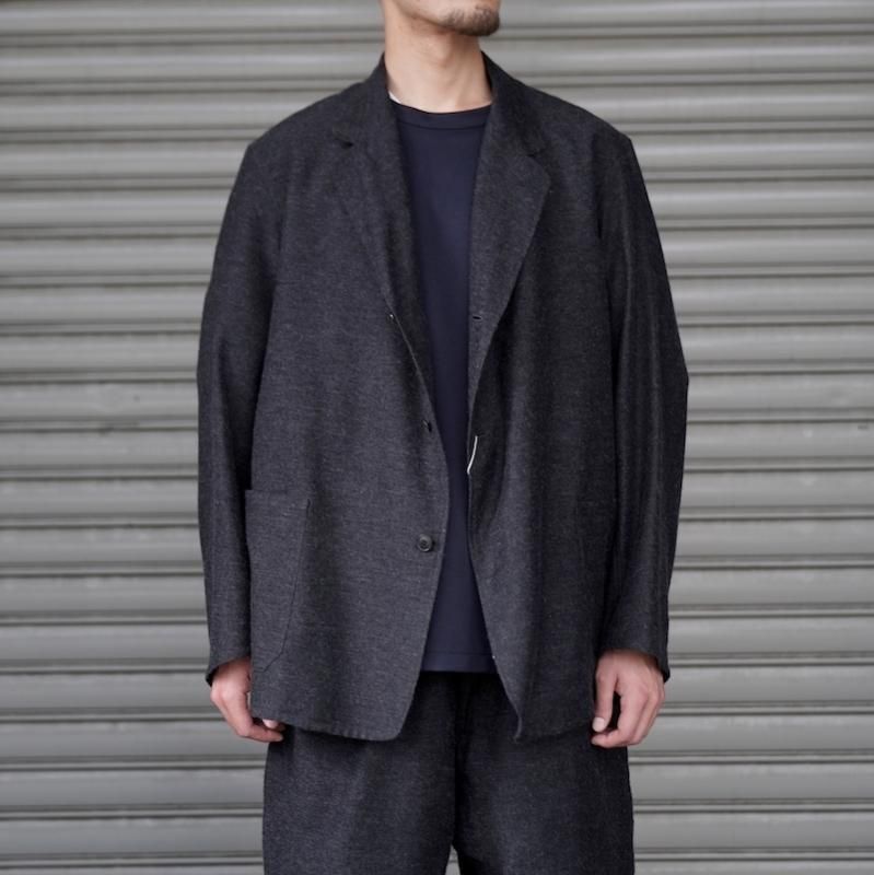 【COMOLI】22AW カシミヤシルクセットアップ CHARCOAL