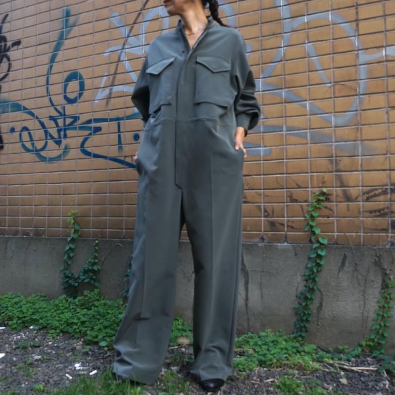 HYKE　ハイク　オールインワン　 カバーオール　美品 HYKE] ハイク SOALON COVERALL(OLIVE DRAB)