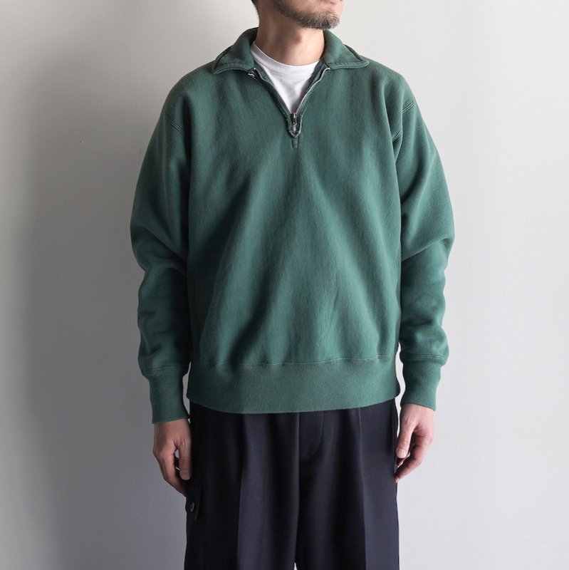 A.PRESSE] アプレッセ Vintage Half Zip Sweat Shirt | INS ONLINE